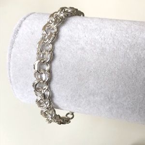 925 Silver 8mm handmade bracelet chain unisex